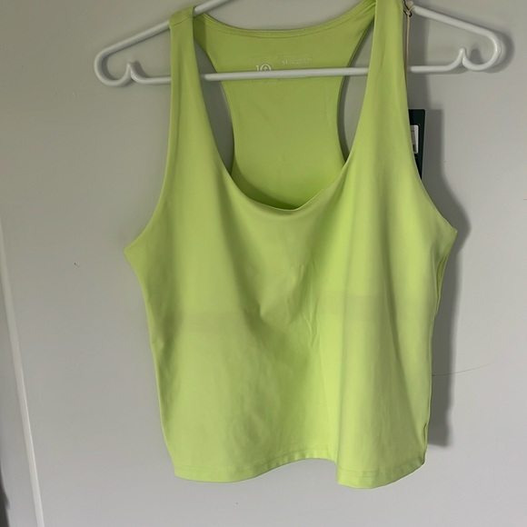 tentree Tops - tentree Neon Lime Racerback Workout Tank